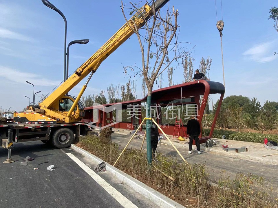 候車亭實景圖